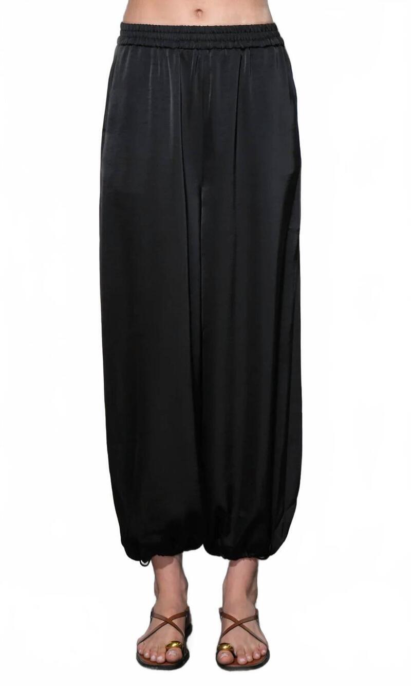 NEW GREYLIN ophelia elastic waist balloon pants in black